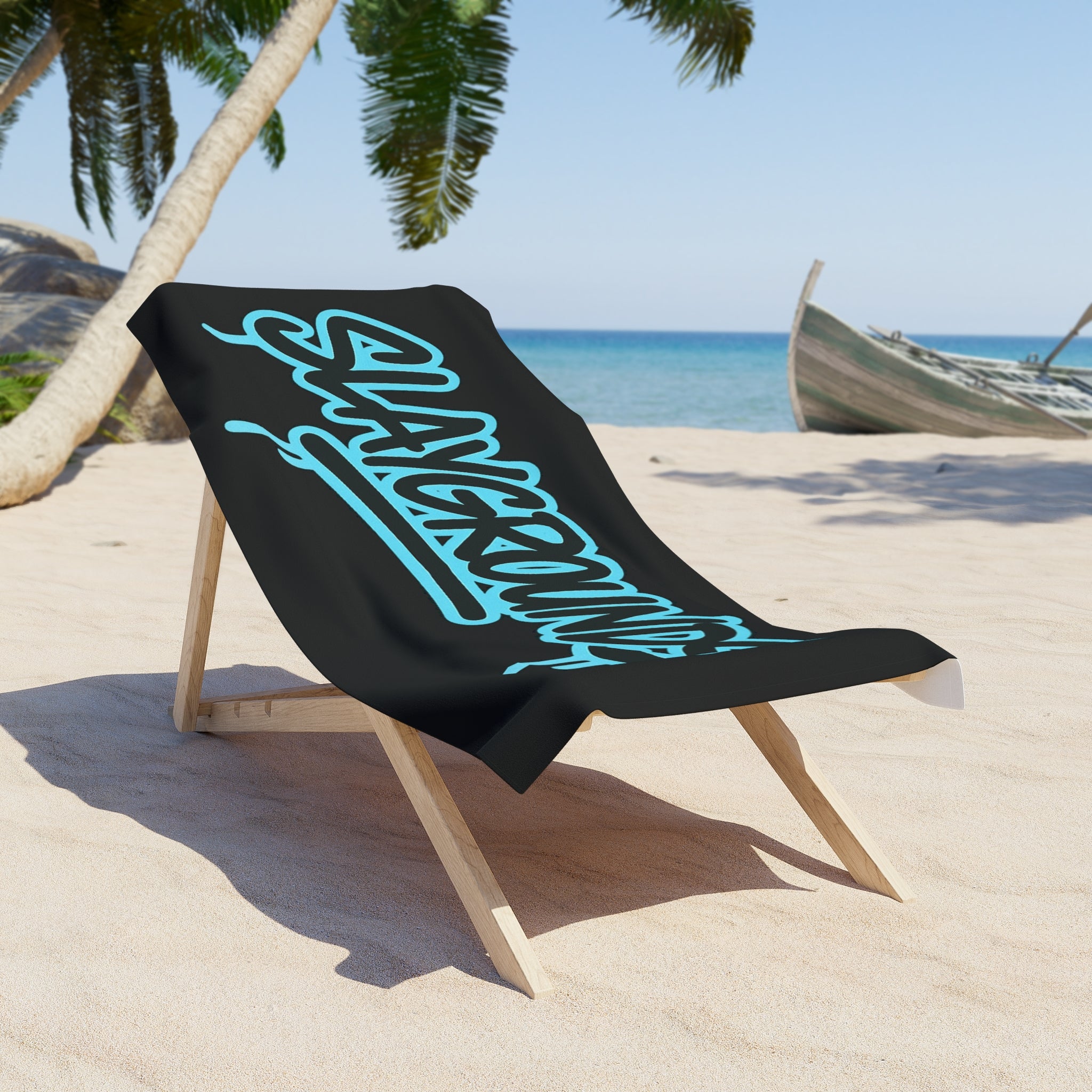 "Slaygrounds beach towel "